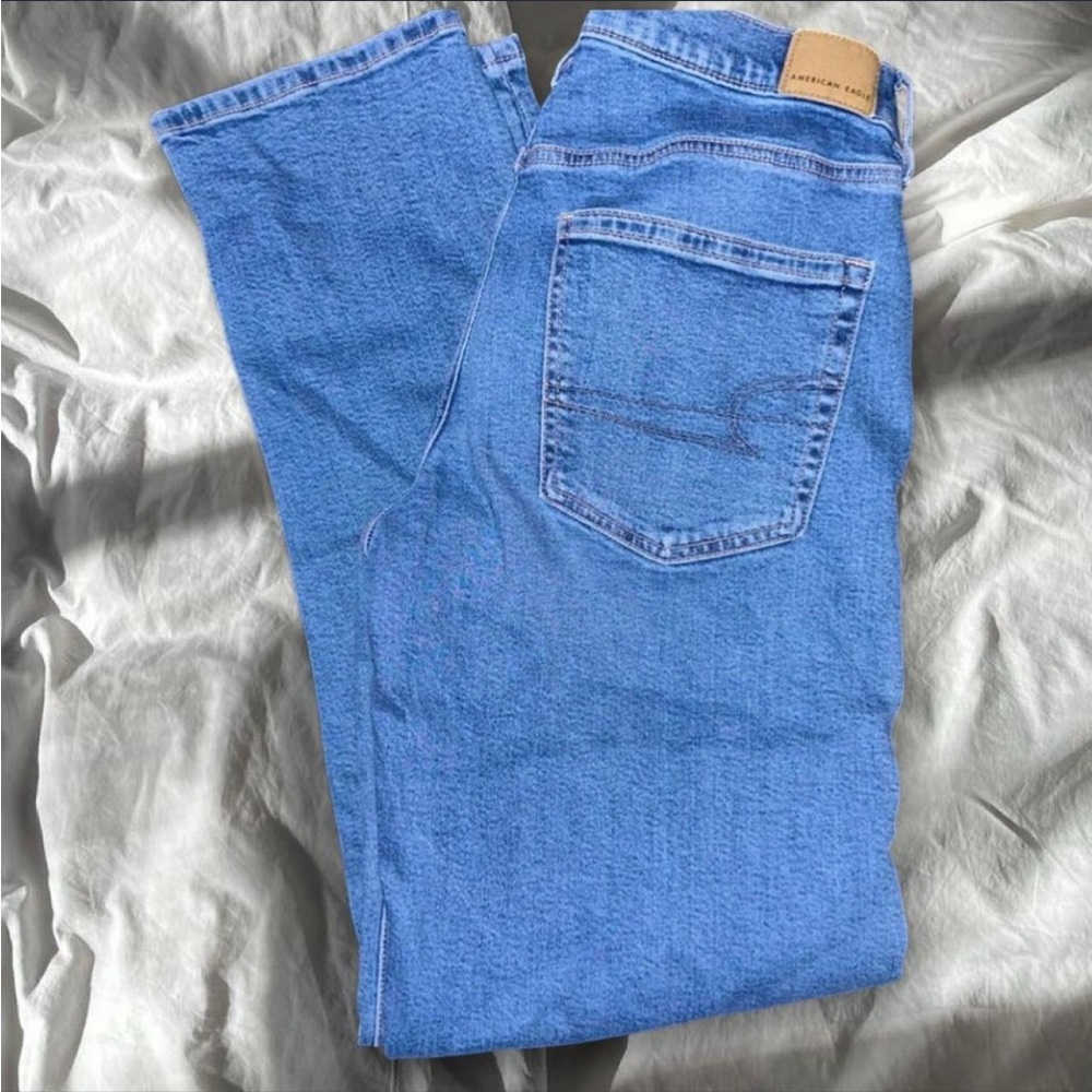 NWT american eagle straight jeans🪩🫐 - Picture 2 of 5